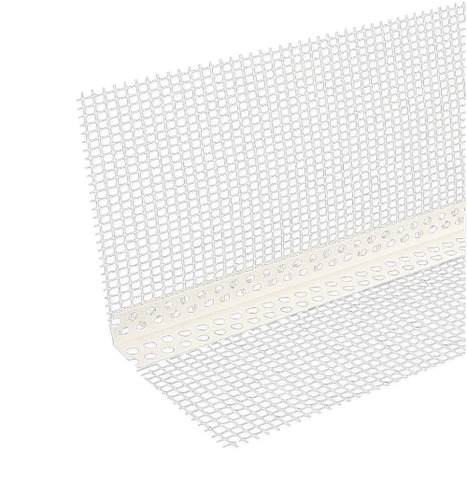 Renderpro Hoekprofiel EP0 met Glasvezelweefsel 10x15 cm 2500 mm