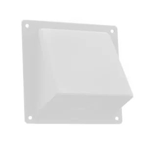 Universele Gevelklep Ø100/125 mm - 110x54 mm Wit