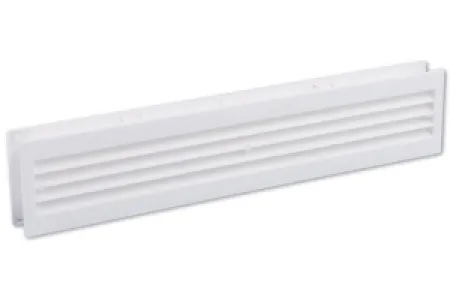 Deurventilatierooster 455x90 mm Wit