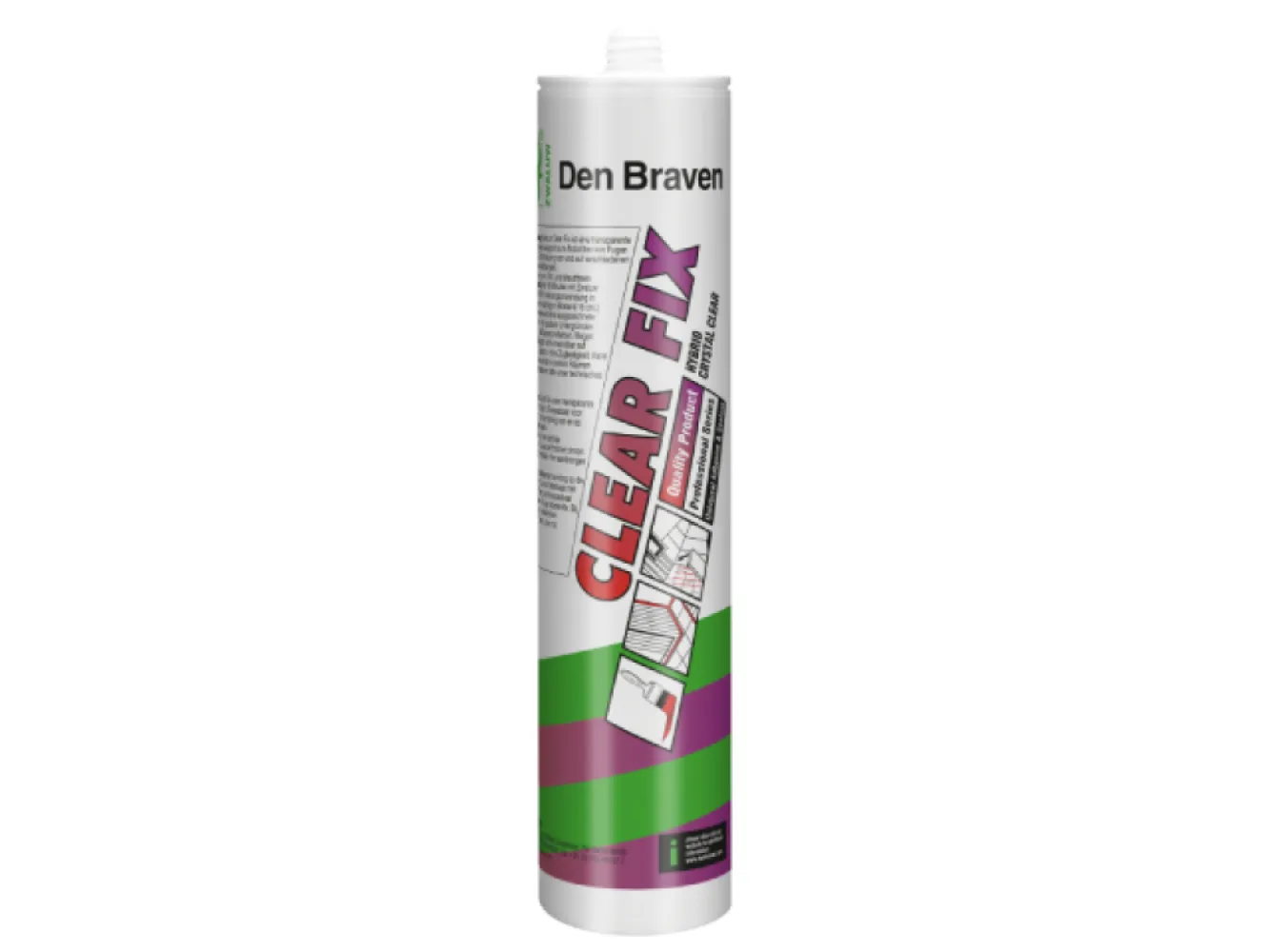 Zwaluw Clearfix 290 ml transparant